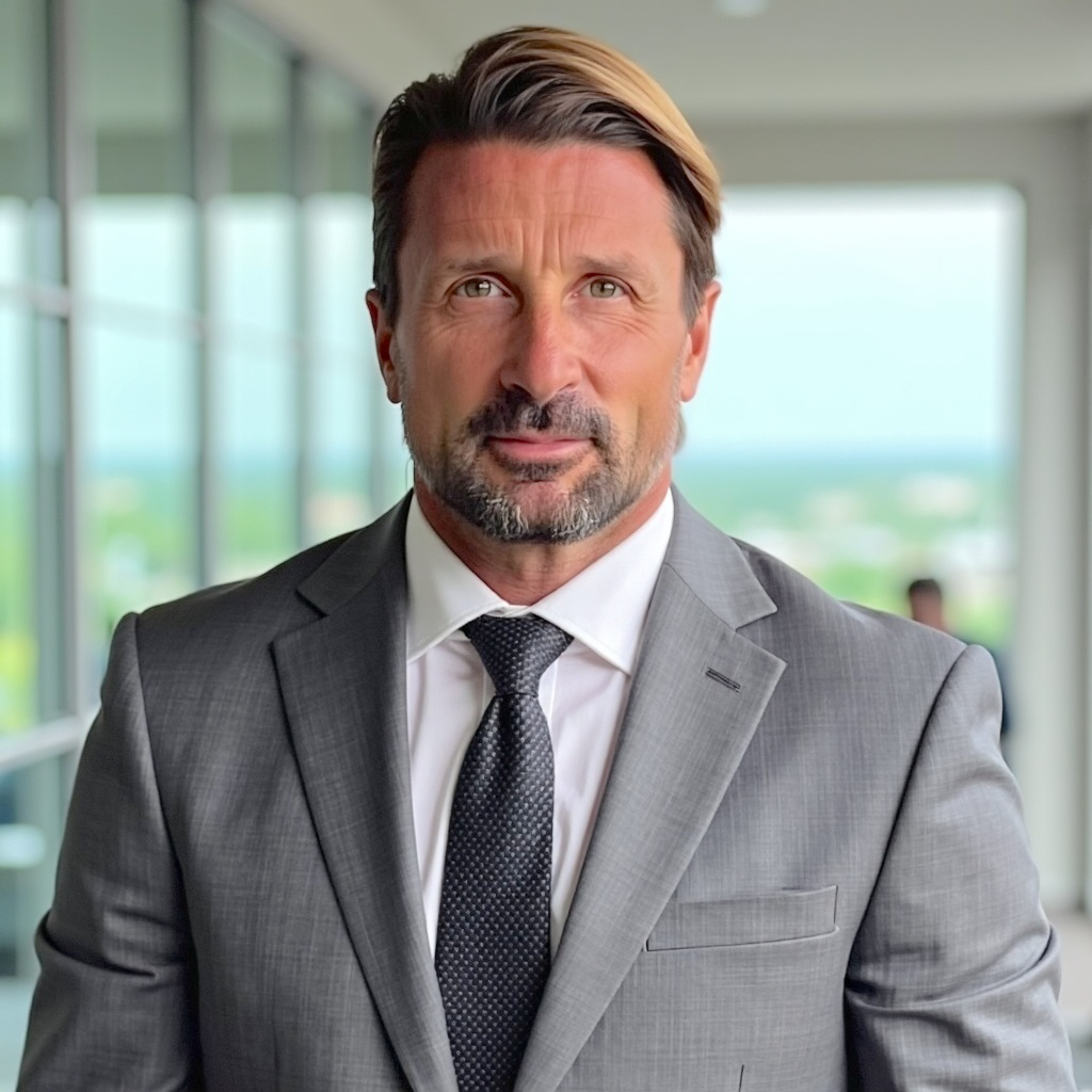 Patrick Hook in the office