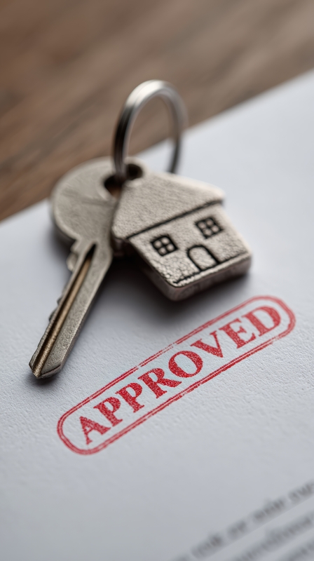 Approved doc with house key